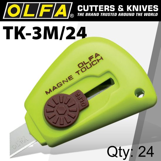 OLFA Magnetic Touch Knife 24 Per Pack